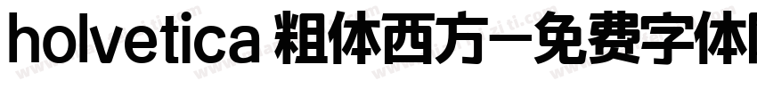holvetica 粗体西方字体转换